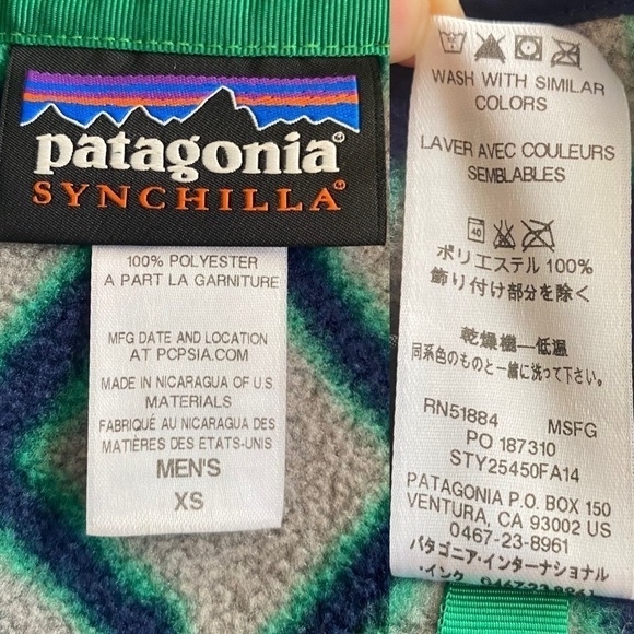 Patagonia Men's Synchilla Fleece Pullover XS - Picture 9 of 13
